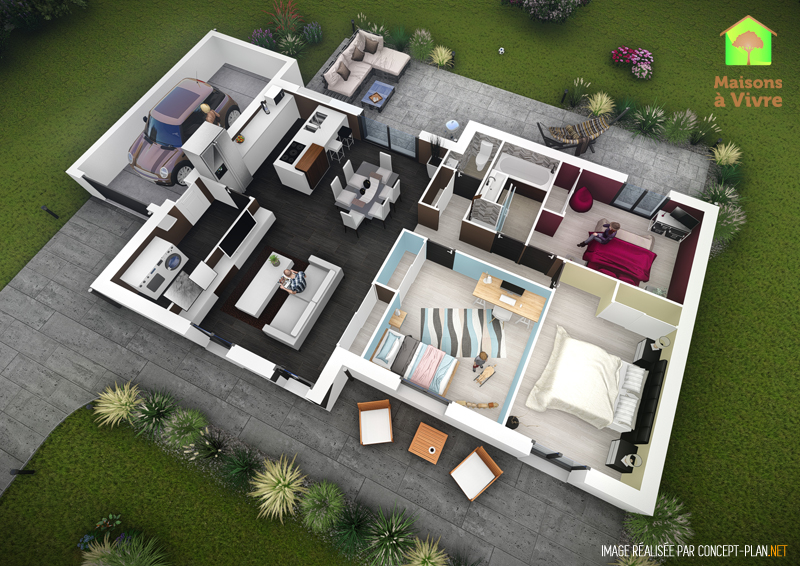 Maison CONTEMPORAIN GLYCINE - 3