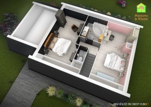 Exemple-d-aménagement-intérieur-étage-maison-neuve-modèle-Charme-Actuel-Maisons-à-Vivre