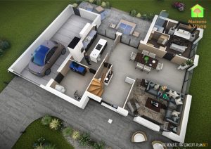 Exemple-d-aménagement-intérieur-rdc-maison-neuve-modèle-Horizon-Actuel-Maisons-à-Vivre