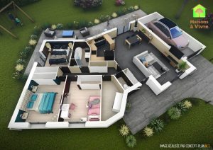 Exemple-d-aménagement-intérieur-maison-neuve-modèle-Vision-Actuel-Maisons-à-Vivre